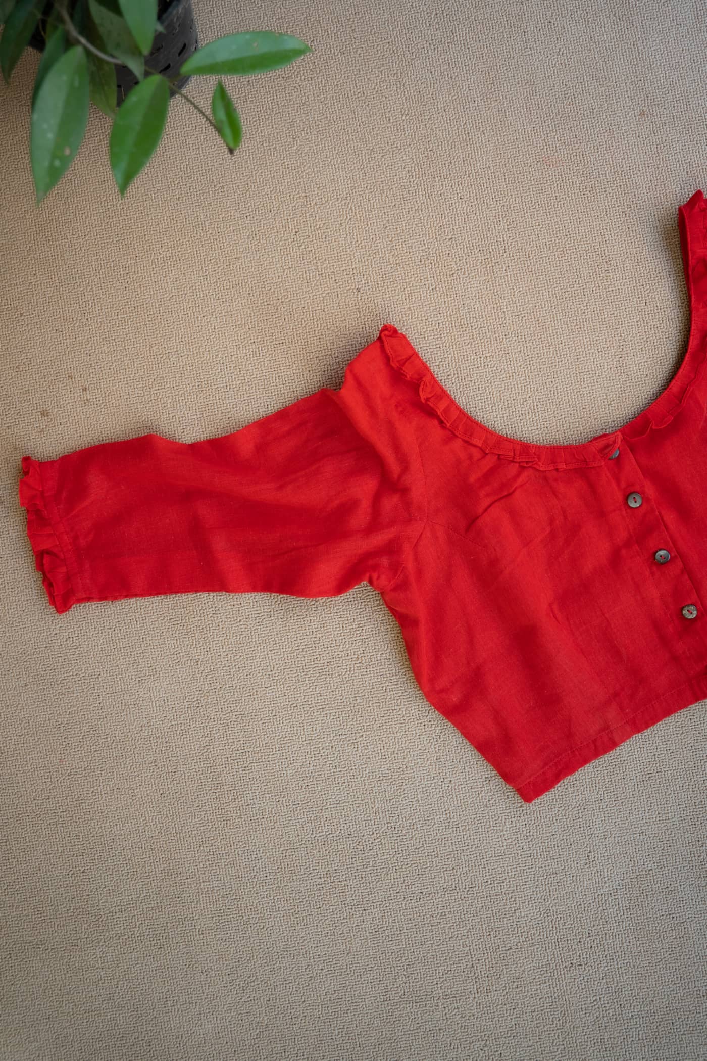 Frill blouse