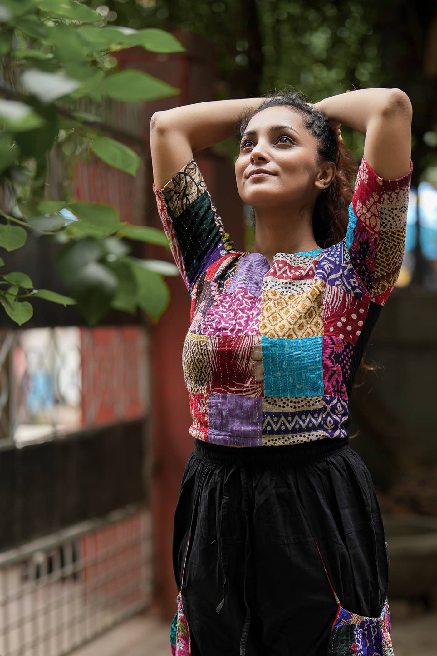 Patch Crop Top